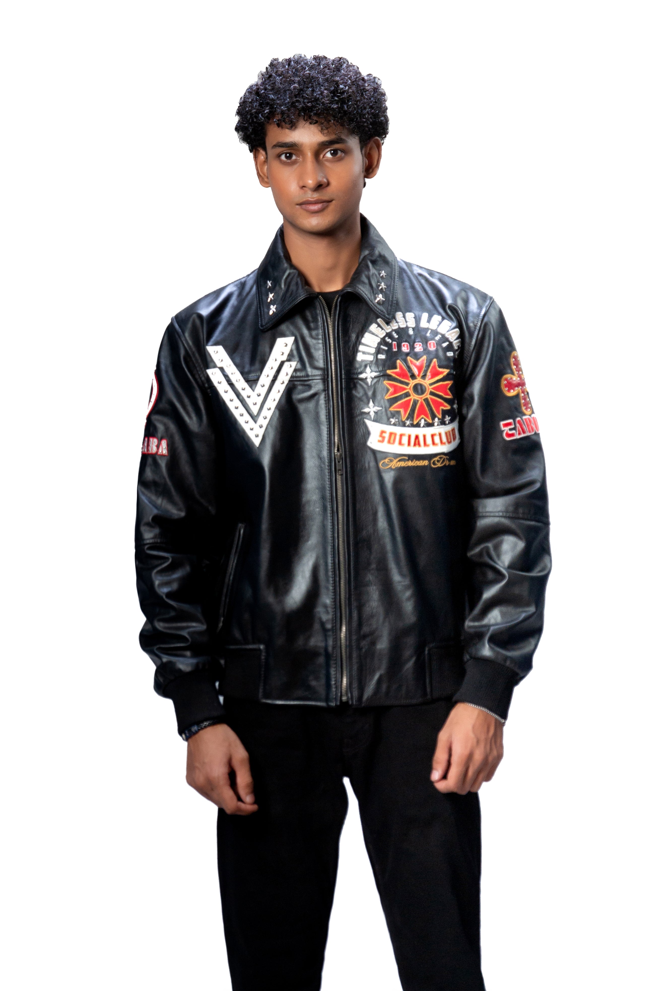 Vera Vachetta Brewes Classic Black Club Jacket